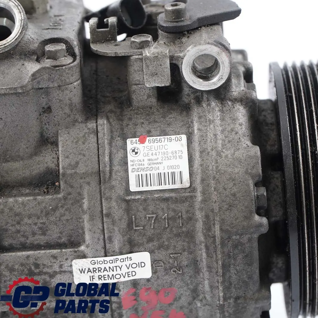 N54 135i 335i Aire acondicionado AC Compresor para BMW E82 E90 E91 E92 con número de pieza 6956719 BMW E82 E90 E91 E92 N54 135i 335i Aire acondicionado AC Compresor - SKU 6956719 - Número de pieza 6956719