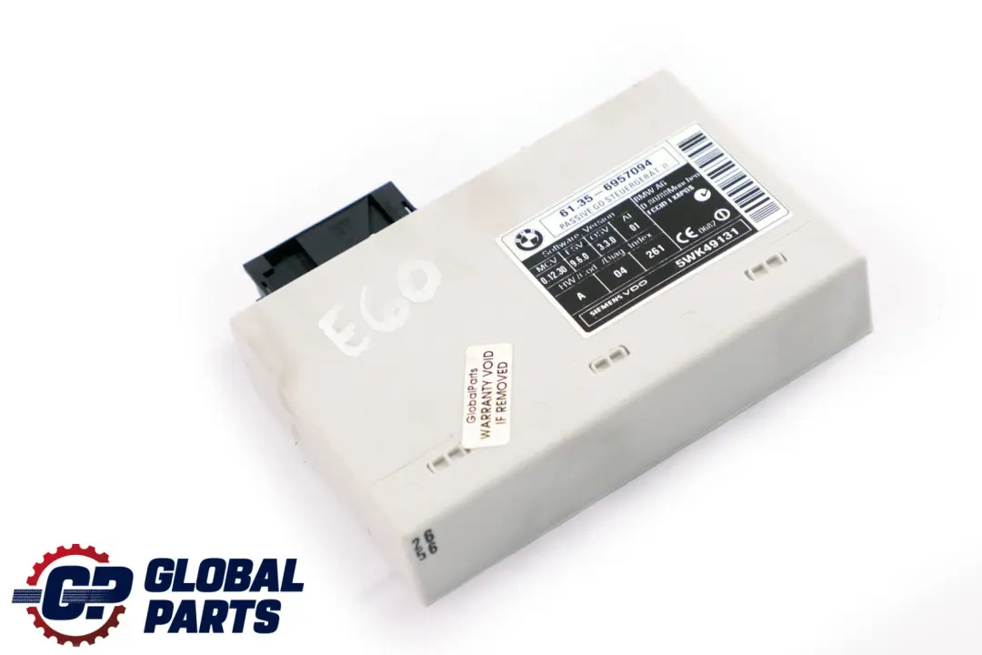 Control Unit Module Passive Go to BMW 5 6 X5 Series E60 E63 E64 E70 with Part number 9134707 BMW 5 6 X5 Series E60 E63 E64 E70 Control Unit Module Passive Go - SKU 6957094 - Part number 9134707
