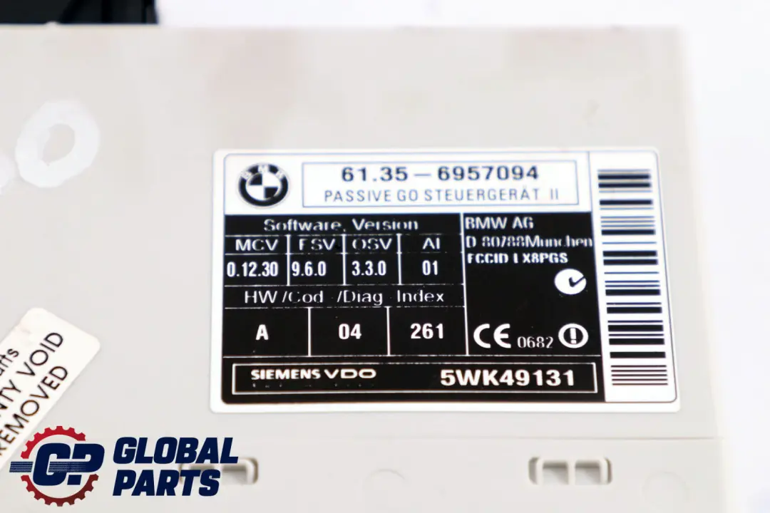 Steuergerät Komfortzugang für BMW 5 6 X5 er E60 E63 E64 E70 mit Teilenummer 9134707 BMW 5 6 X5 er E60 E63 E64 E70 Steuergerät Komfortzugang - SKU 6957094 - Teilenummer 9134707