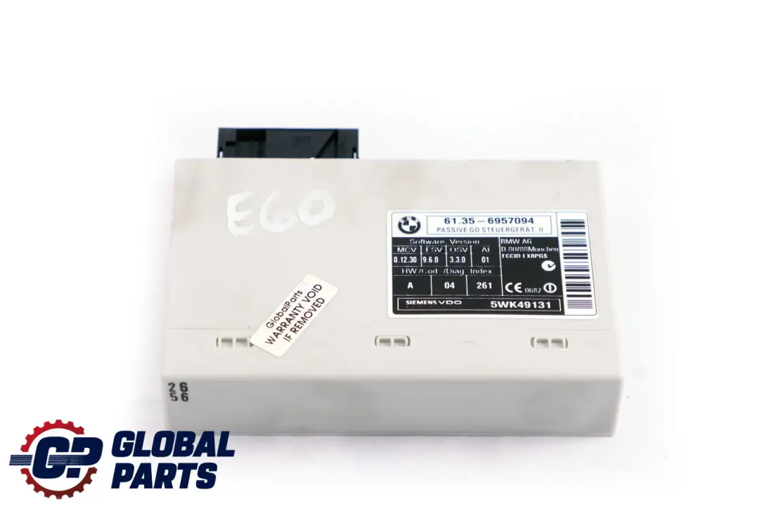 Control Unit Module Passive Go to BMW 5 6 X5 Series E60 E63 E64 E70 with Part number 9134707 BMW 5 6 X5 Series E60 E63 E64 E70 Control Unit Module Passive Go - SKU 6957094 - Part number 9134707