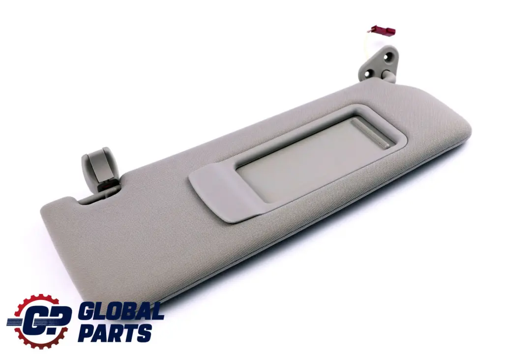 Sonnenblende Stoff mit Spiegel Rechts Grau Grey für BMW 3 er E92 LCI mit Teilenummer 6957338 BMW 3 er E92 LCI Sonnenblende Stoff mit Spiegel Rechts Grau Grey - SKU 6957338 - Teilenummer 6957338