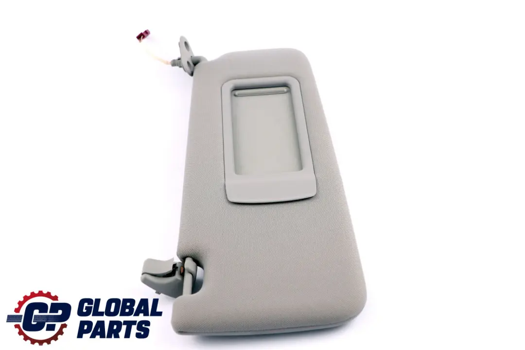 Sonnenblende Stoff mit Spiegel Rechts Grau Grey für BMW 3 er E92 LCI mit Teilenummer 6957338 BMW 3 er E92 LCI Sonnenblende Stoff mit Spiegel Rechts Grau Grey - SKU 6957338 - Teilenummer 6957338