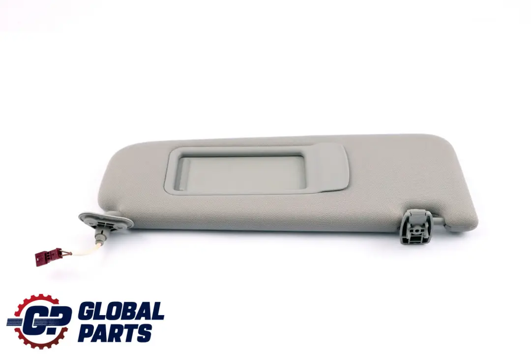 Sonnenblende Stoff mit Spiegel Rechts Grau Grey für BMW 3 er E92 LCI mit Teilenummer 6957338 BMW 3 er E92 LCI Sonnenblende Stoff mit Spiegel Rechts Grau Grey - SKU 6957338 - Teilenummer 6957338