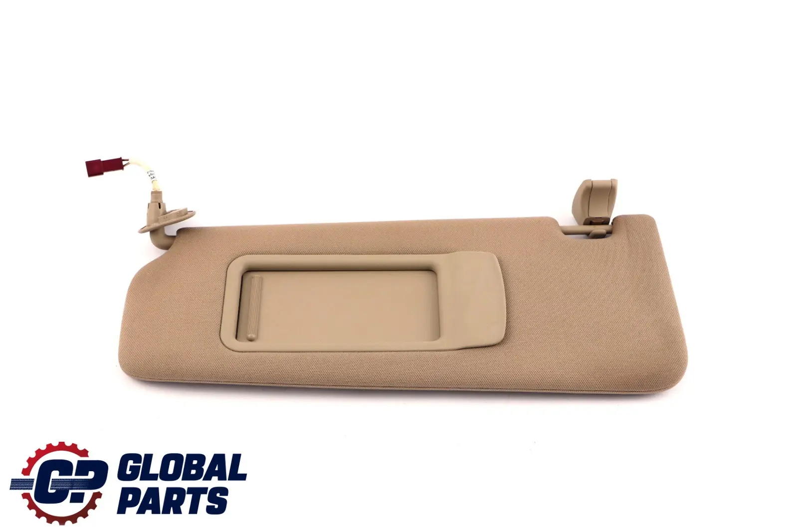 BMW 3 Series E92 LCI Cloth Fabric Sun Visor Mirror Beige Left N/S 6957339