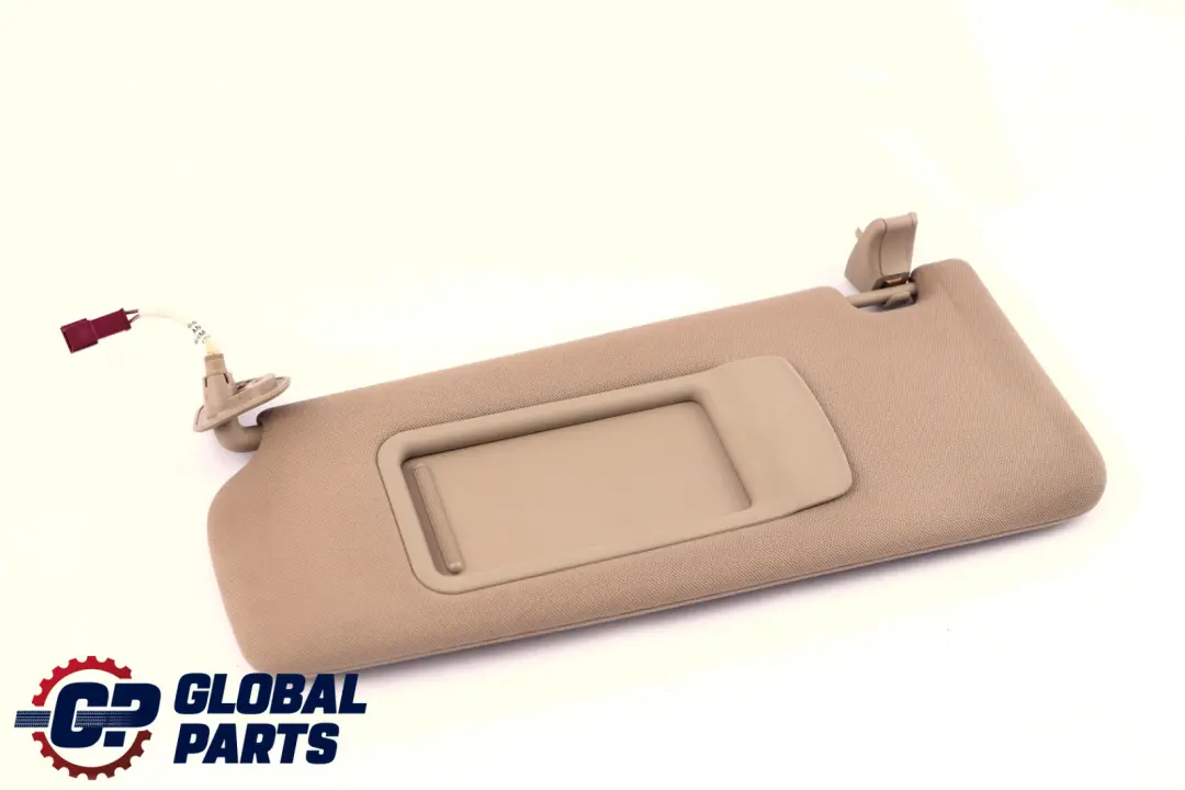 Cloth Fabric Sun Visor Mirror Beige Left N/S to BMW 3 Series E92 LCI with Part number 6957339 BMW 3 Series E92 LCI Cloth Fabric Sun Visor Mirror Beige Left N/S - SKU 6957339 - Part number 6957339