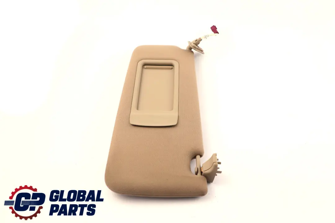 BMW E92 LCI Tela Visera parasol Espejo Beige Izquierda - SKU 6957339 - Número de pieza 6957339