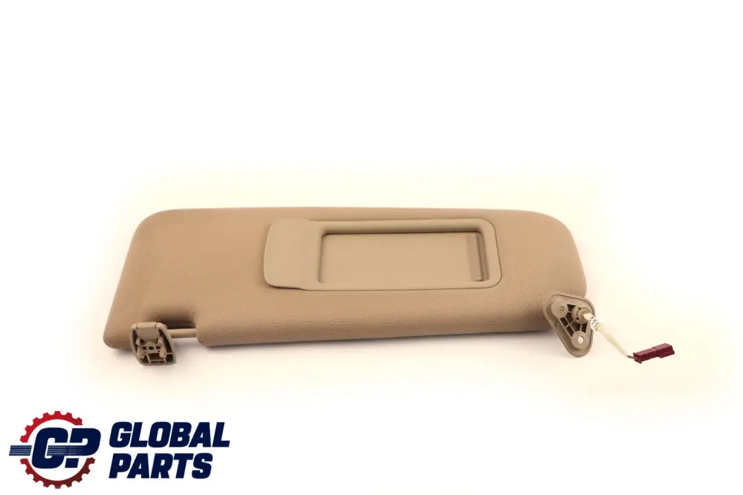 BMW E92 LCI Tela Visera parasol Espejo Beige Izquierda - SKU 6957339 - Número de pieza 6957339