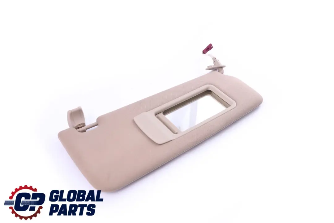 Tela Visera parasol Espejo Beige Derecha para BMW Serie 3 E92 LCI con número de pieza 6957340 BMW Serie 3 E92 LCI Tela Visera parasol Espejo Beige Derecha - SKU 6957340 - Número de pieza 6957340
