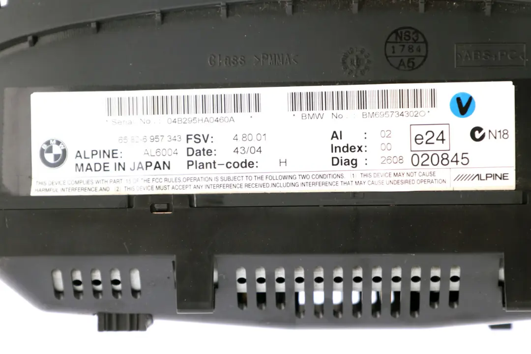 Bordmonitor 8,8" CCC 65826970343 für BMW E60 E90 mit Teilenummer 6989396 BMW E60 E90 Bordmonitor 8,8" CCC 65826970343 - SKU 6957343 - Teilenummer 6989396