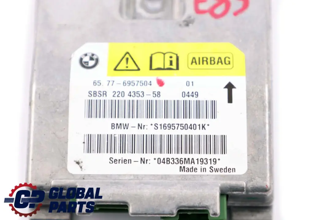 Sensor B-Säule Rechts für BMW 6 Z4 er E64 E85 mit Teilenummer 6962888 BMW 6 Z4 er E64 E85 Sensor B-Säule Rechts - SKU 6957504 - Teilenummer 6962888