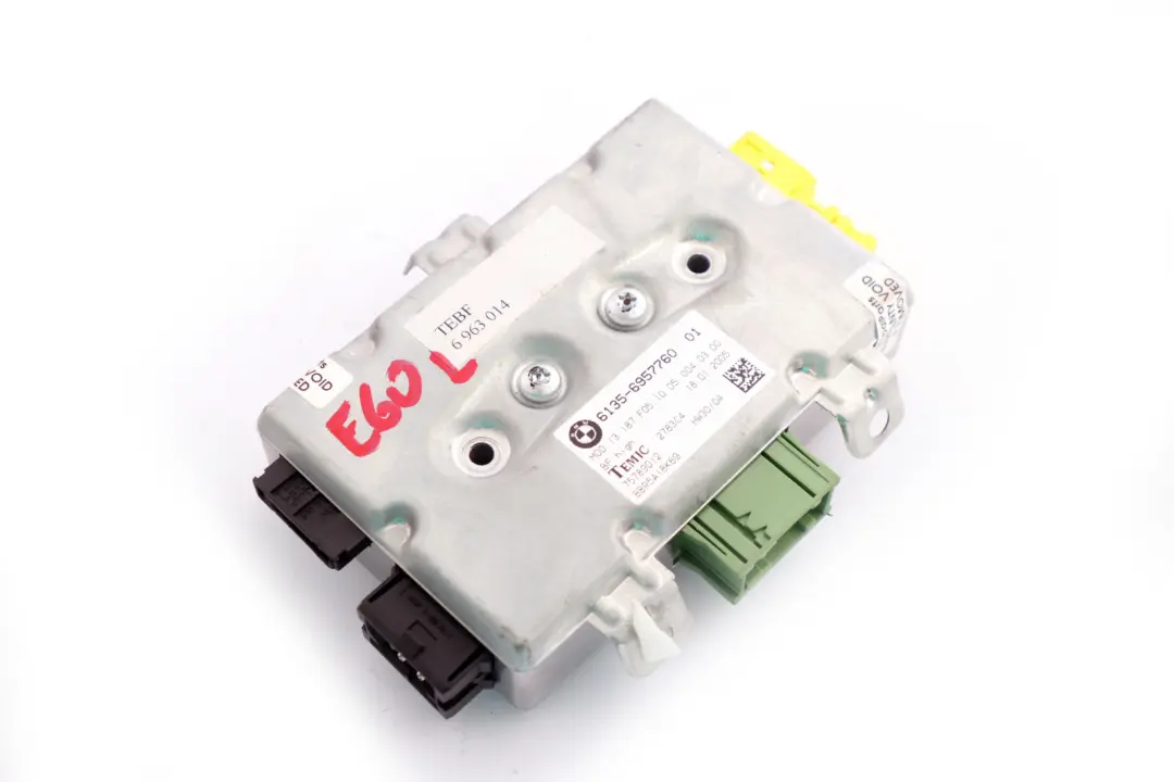 Módulo De Control De La Puerta Del Lado Del Pasajero para BMW E60 E61 E63 con número de pieza 6976154 BMW E60 E61 E63 Módulo De Control De La Puerta Del Lado Del Pasajero - SKU 6957760 - Número de pieza 6976154