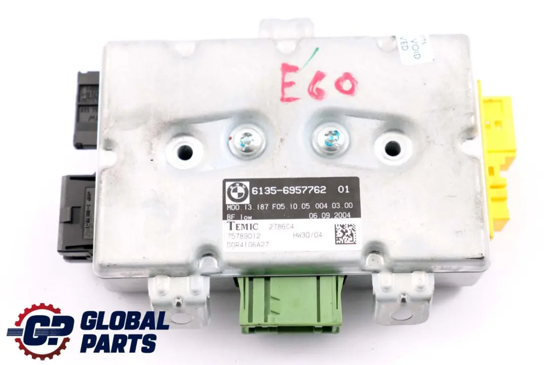 *BMW 5 6 er E60 E61 E63 Türmodul Vorne Links Steuergerät Modul für mit Teilenummer 6957762 *BMW 5 6 er E60 E61 E63 Türmodul Vorne Links Steuergerät Modul - SKU 6957762 - Teilenummer 6957762