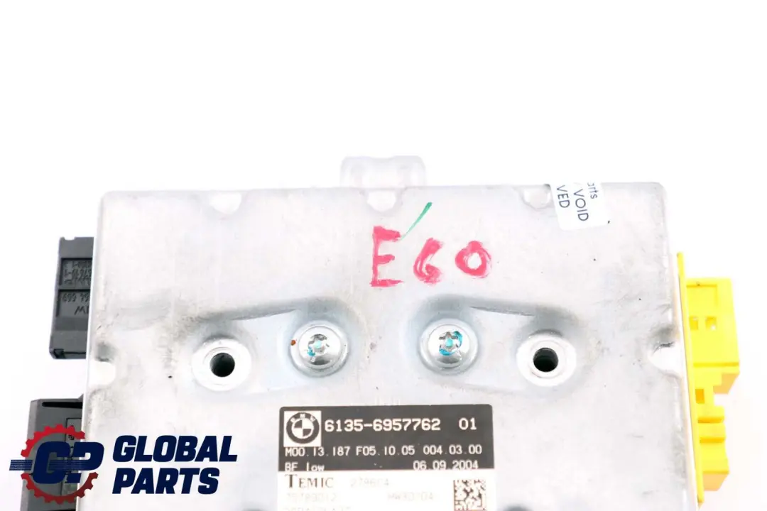 Modulo Controllo Airbag Portiera Passeggero per BMW E60 E61 E63 con numero di parte 6957762 BMW E60 E61 E63 Modulo Controllo Airbag Portiera Passeggero - SKU 6957762 - Numero di parte 6957762