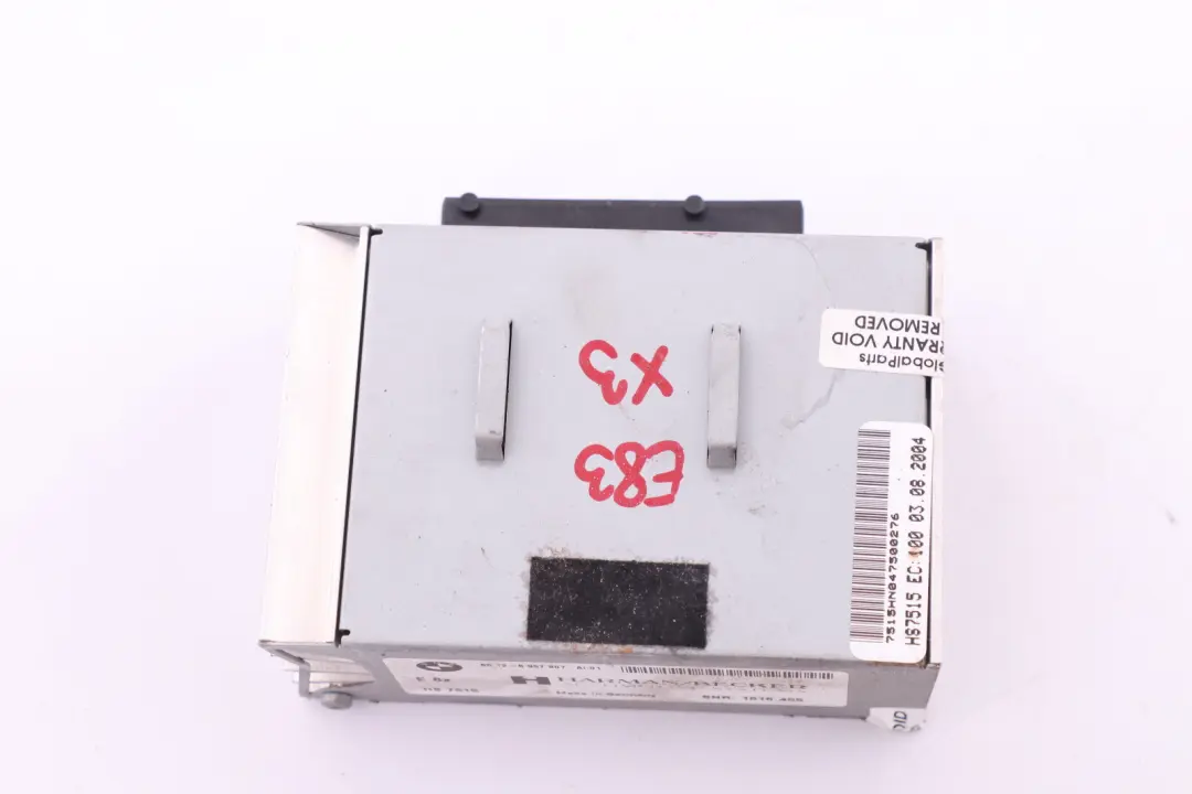 Amplificatore Per Impianto Stereo Harman/Becker AMP per BMW X3 E83 con numero di parte 6957807 BMW X3 E83 Amplificatore Per Impianto Stereo Harman/Becker AMP - SKU 6957807 - Numero di parte 6957807