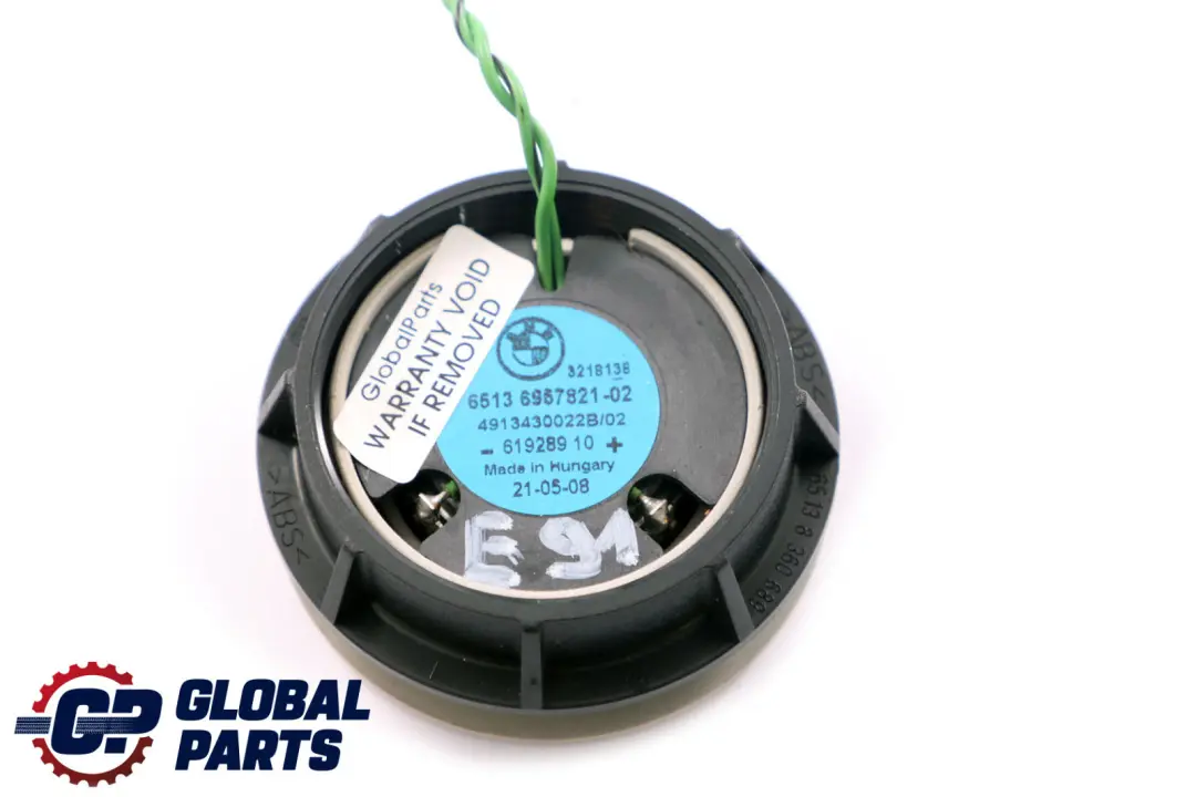 BMW E91 E92 E93 Hifi-System Tweeter Creambeige - SKU 6957821 - Numéro de pièce 6957821