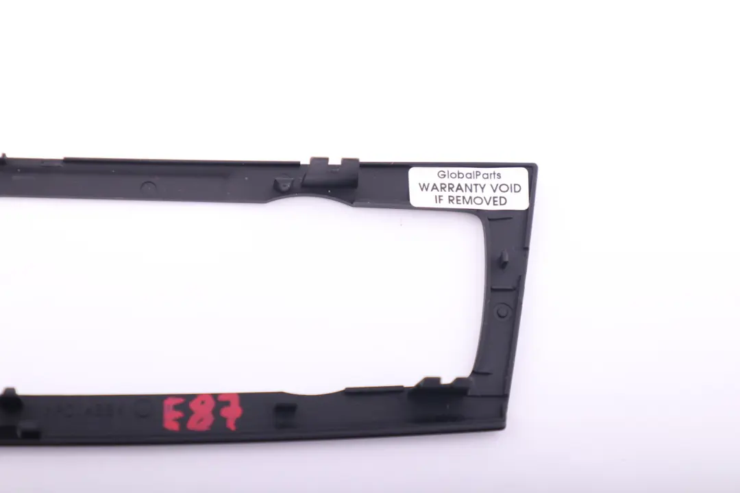 Trim Cover Front Plate Auto Air Conditioning Control Panel to BMW 1 Series E81 E87 with Part number 6933519 BMW 1 Series E81 E87 Trim Cover Front Plate Auto Air Conditioning Control Panel - SKU 6957957 - Part number 6933519