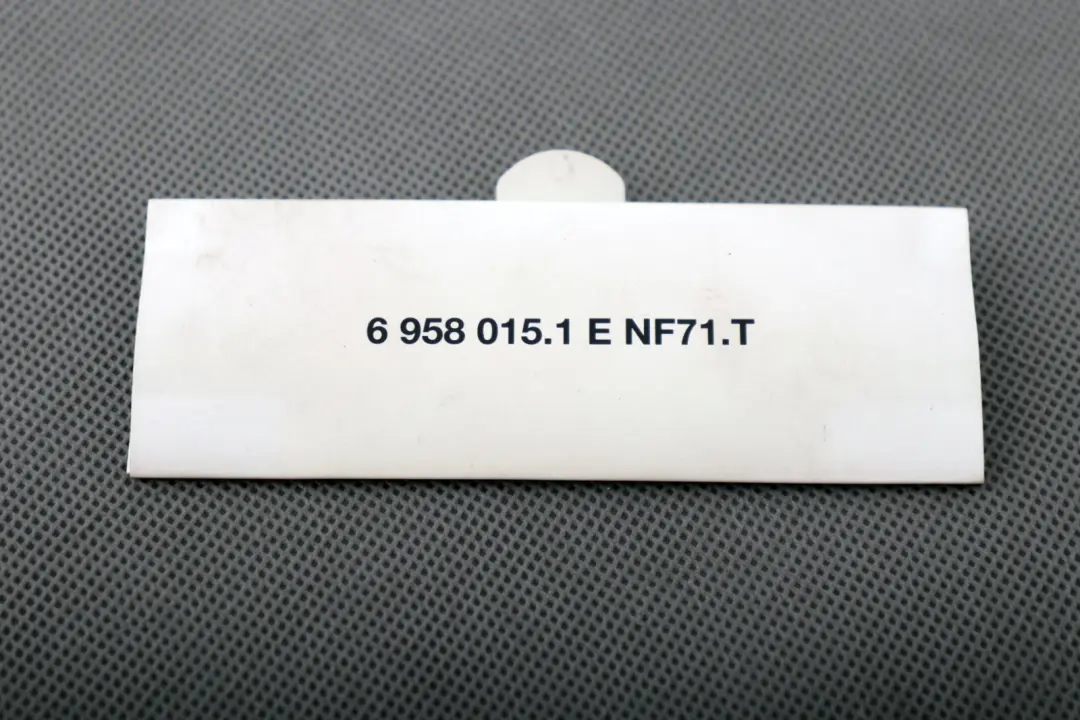 BMW 3 Series E90 Key Map Fuse Grouping Location Allocation - SKU 6958015 - Part number 6958015