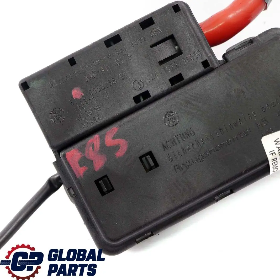 Positive Batterieklemme Sicherungskasten Kabel für BMW Z4 e85 mit Teilenummer 6958138 BMW Z4 e85 Positive Batterieklemme Sicherungskasten Kabel - SKU 6958138 - Teilenummer 6958138