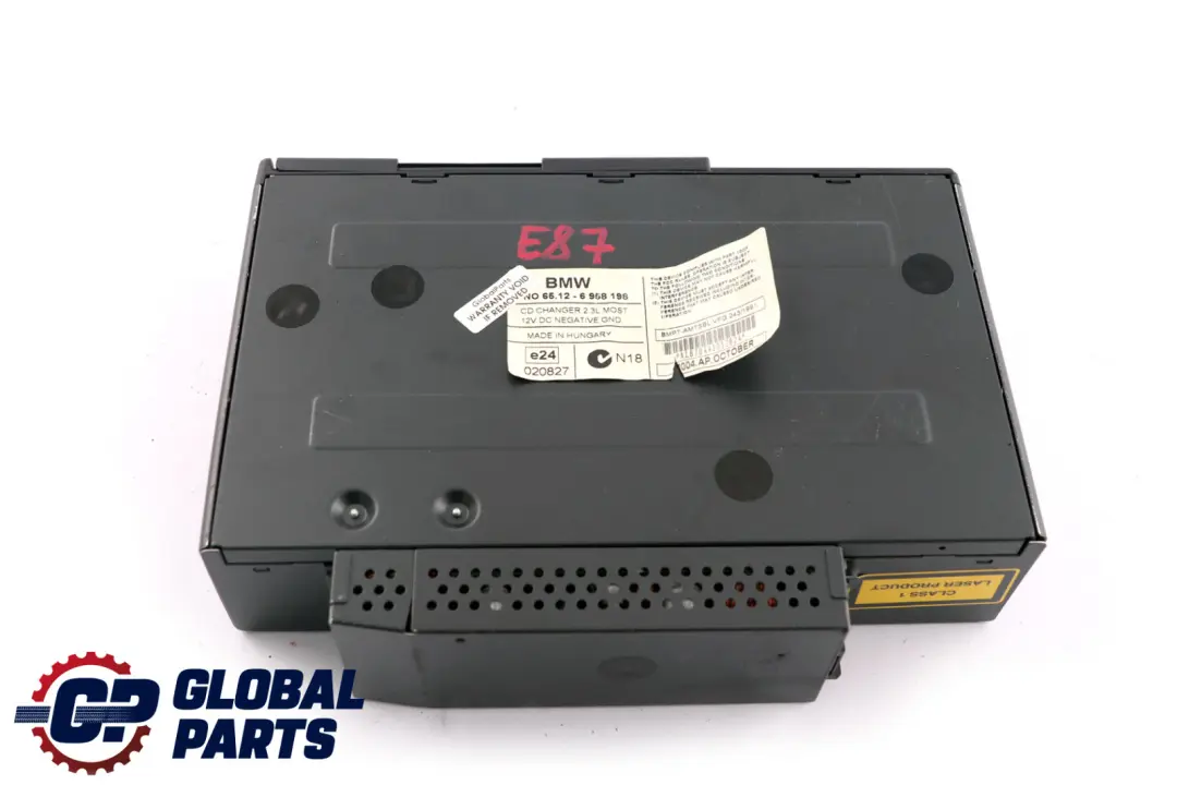 Changer Senza Rivista 6512 per BMW E87 6 CD con numero di parte 6958198 BMW E87 6 CD Changer Senza Rivista 6512 - SKU 6958198-1 - Numero di parte 6958198