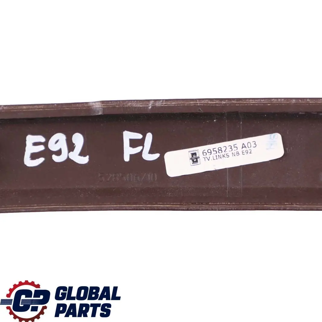 Decor Strip Left Door N/S Wood Trim Burr Walnut to BMW E92 E93 with Part number 6958235 BMW E92 E93 Decor Strip Left Door N/S Wood Trim Burr Walnut - SKU 6958235 - Part number 6958235