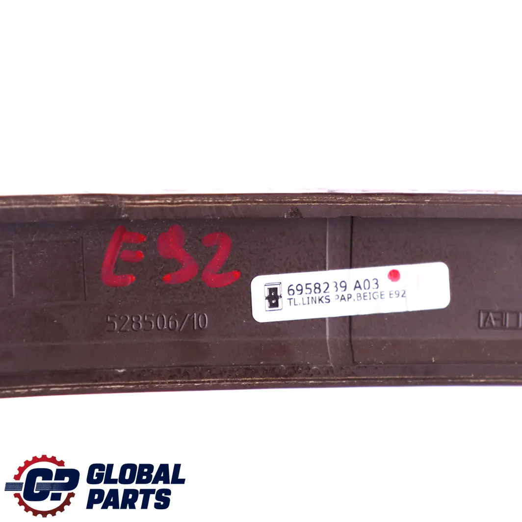 BMW E92 E93 Bande decorative pour porte gauche Garniture en bois - SKU 6958239 - Numéro de pièce 6958239