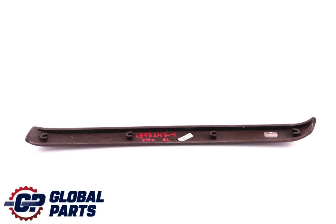 BMW E92 E93 Strip Trim Panel Rear Left N/S Wood Nutwood Nussbaumwurzel - SKU 6958247-1 - Part number 6958247