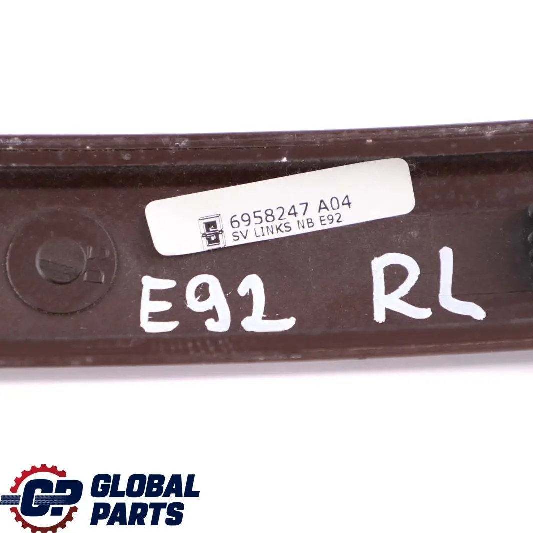 Striscia decorativa posteriore sinistra Rivestimento legno per BMW E92 E93 con numero di parte 6958247 BMW E92 E93 Striscia decorativa posteriore sinistra Rivestimento legno - SKU 6958247 - Numero di parte 6958247