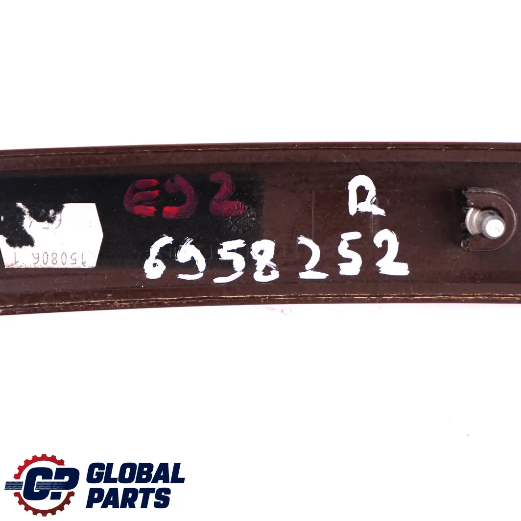 BMW 3 E92 E93 Decor Strip Right Panel O/S Wood Trim Poplar Grain Pappel Hell - SKU 6958252 - Part number 6958252