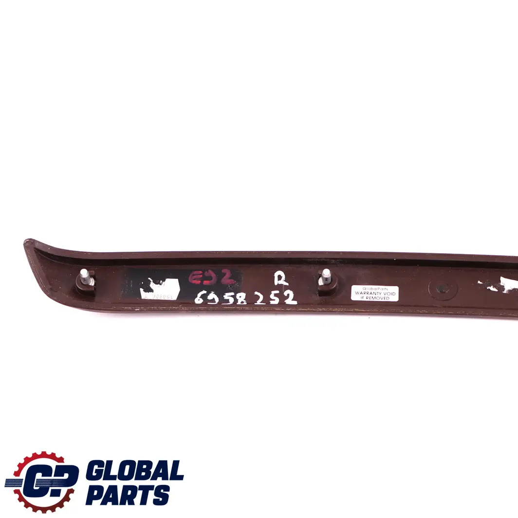 BMW 3 E92 E93 Decor Strip Right Panel O/S Wood Trim Poplar Grain Pappel Hell - SKU 6958252 - Part number 6958252
