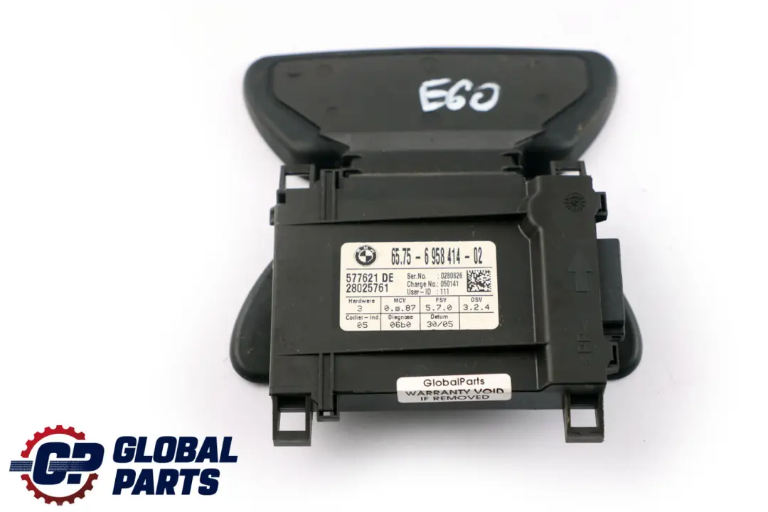 BMW Serie 5 E60 E61 Unità di sistema di allarme Modulo Ultra Sonic - SKU 6958414 - Numero di parte 9149673