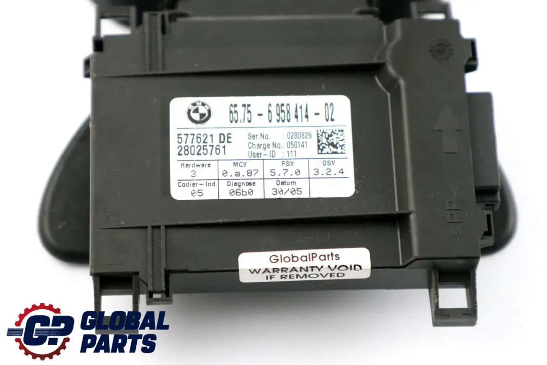 BMW E60 E61 Alarm System Unit Ultra Sonic Module - SKU 6958414 - Part number 9149673