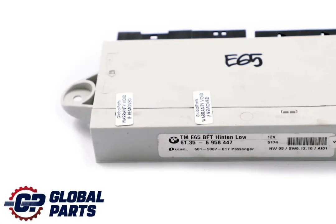 BMW E65 Moduł Sterownik Drzwi Tylnych Tył - SKU 6958447 - Numer Części 6958447
