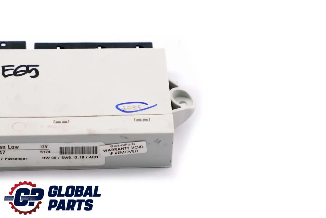 BMW E65 Unidad De Control Puerta Trasera Lado Pasajero Hinten Low BFT - SKU 6958447 - Número de pieza 6958447