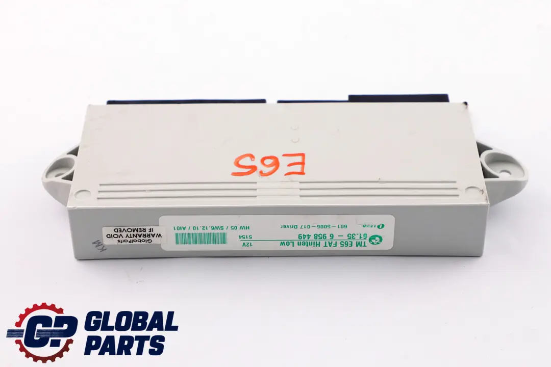 Unidad Control Puerta Trasera Lado Conductor 6135 para BMW E65 E66 E67 con número de pieza 6964142 BMW E65 E66 E67 Unidad Control Puerta Trasera Lado Conductor 6135 - SKU 6958449 - Número de pieza 6964142