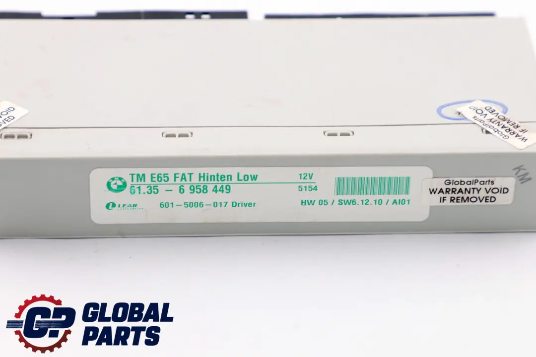 Control Unit Door Rear Driver Side 6135 to BMW 7 Series E65 E66 E67 with Part number 6964142 BMW 7 Series E65 E66 E67 Control Unit Door Rear Driver Side 6135 - SKU 6958449 - Part number 6964142