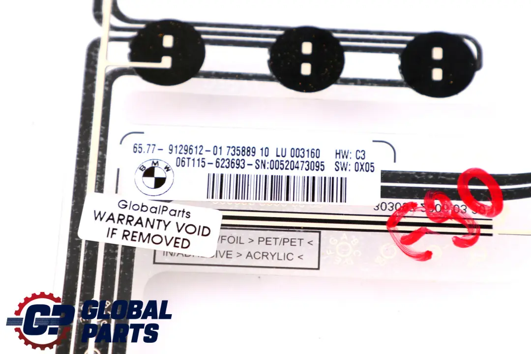 BMW E87 E90 E91 E92 Airbag Sensore Sedile Passeggero Mat - SKU 6958494 - Numero di parte 6958494