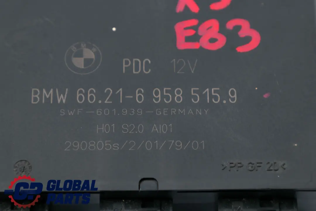 Module PDC BMW X3 X5 E53 E83 Unité Contrôle Distance Stationnement pour à propos du numéro de pièce 6942676 Module PDC BMW X3 X5 E53 E83 Unité Contrôle Distance Stationnement - SKU 6958515 - Numéro de pièce 6942676
