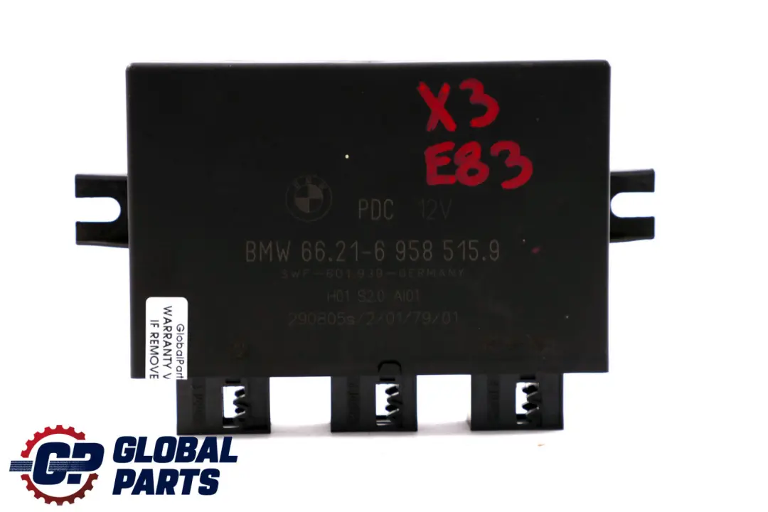  Module PDC BMW X3 X5 E53 E83 Unité Contrôle Distance Stationnement - SKU 6958515 - Numéro de pièce 6942676
