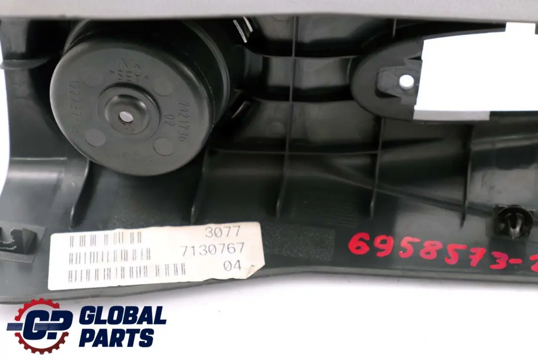 Handbremskonsole Schwarz Chrom für BMW Mini Cooper R52 Cabrio mit Teilenummer 6958573 BMW Mini Cooper R52 Cabrio Handbremskonsole Schwarz Chrom - SKU 6958573-2 - Teilenummer 6958573