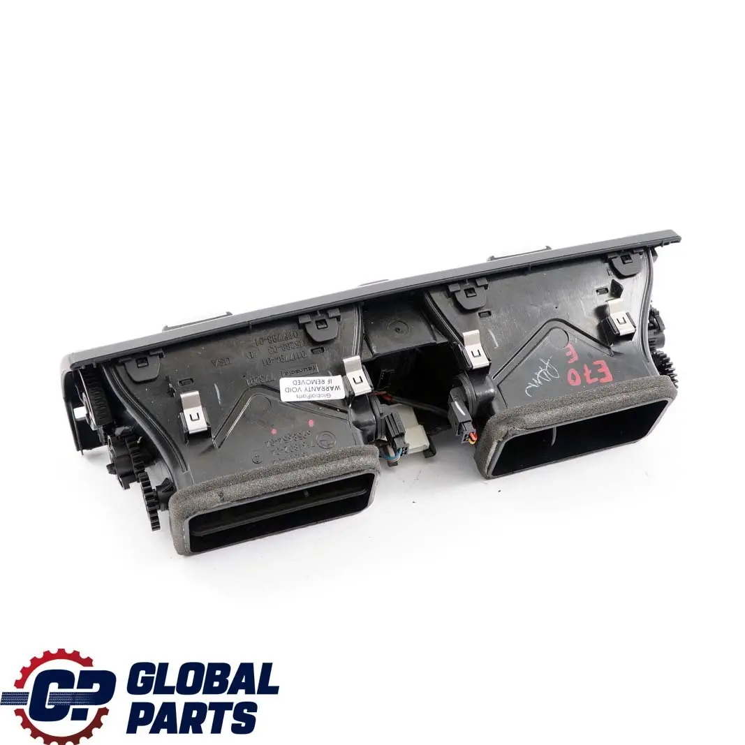 BMW X5 X6 E70 E71Grille d'aération centrale Ventilation centrale Tableau de bord - SKU 6958654 - Numéro de pièce 6958654