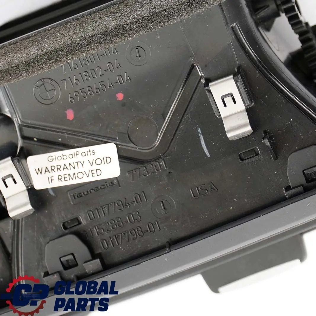 Rejilla de Aire Fresco Ventilación Central Salpicadero para BMW X5 X6 70 E71 con número de pieza 6958654 BMW X5 X6 70 E71 Rejilla de Aire Fresco Ventilación Central Salpicadero - SKU 6958654 - Número de pieza 6958654