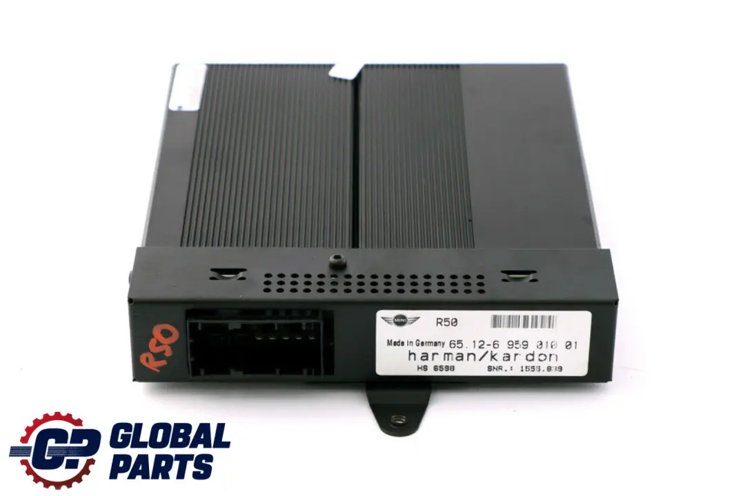 Amplificatore Hifi Sistema Altoparlanti Harman Kardon 6940205 per Mini One R50 R53 con numero di parte 9146708 Mini One R50 R53 Amplificatore Hifi Sistema Altoparlanti Harman Kardon 6940205 - SKU 6959010 - Numero di parte 9146708