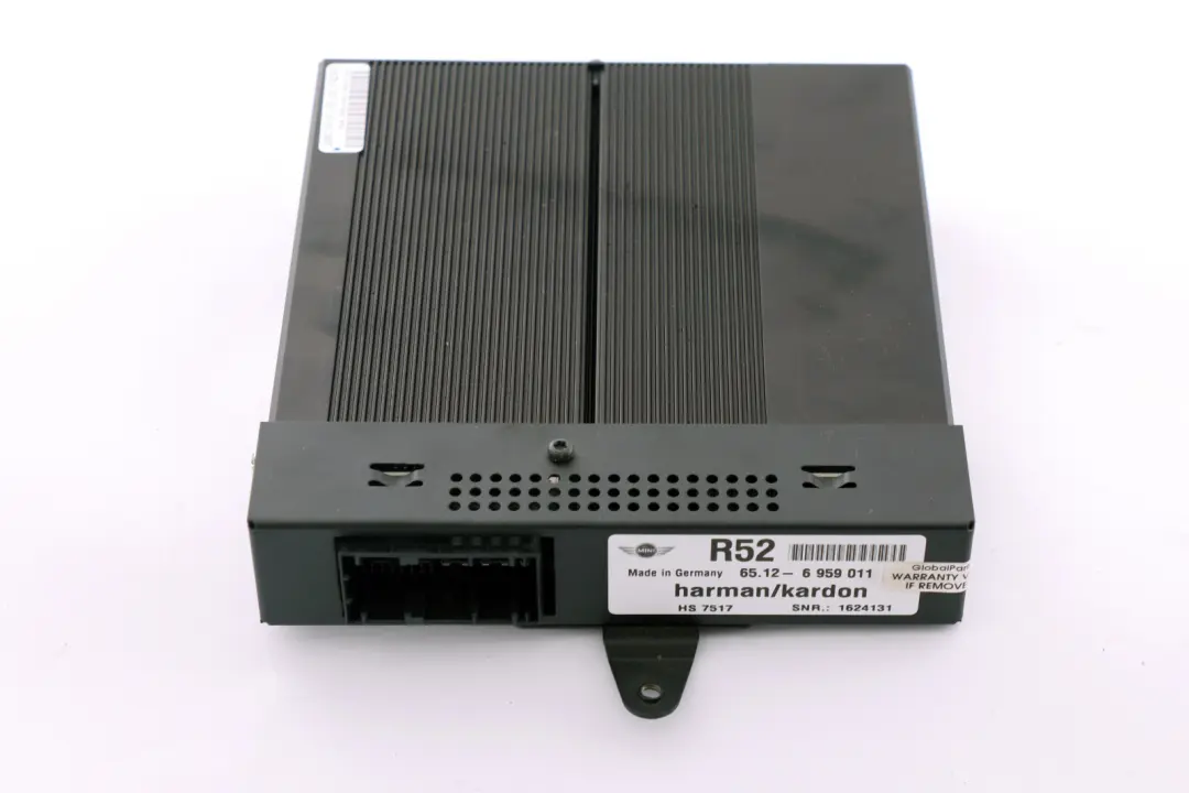 Amplifier Speakers Audio Hifi Harman Kardon to Mini Convertible Cabrio R52 with Part number 6959011 Mini Convertible Cabrio R52 Amplifier Speakers Audio Hifi Harman Kardon - SKU 6959011 - Part number 6959011