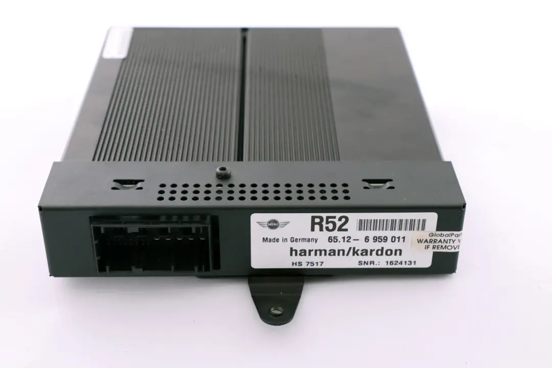 Mini Cabriolet R52 Amplificateur Haut-parleurs Audio Hifi Harman Kardon - SKU 6959011 - Numéro de pièce 6959011