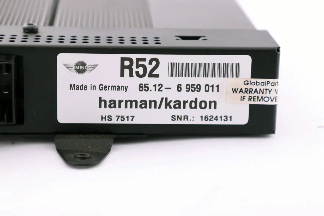 Mini Cabrio R52 Wzmacniacz Moduł Dźwięku Harman Kardon - SKU 6959011 - Numer Części 6959011
