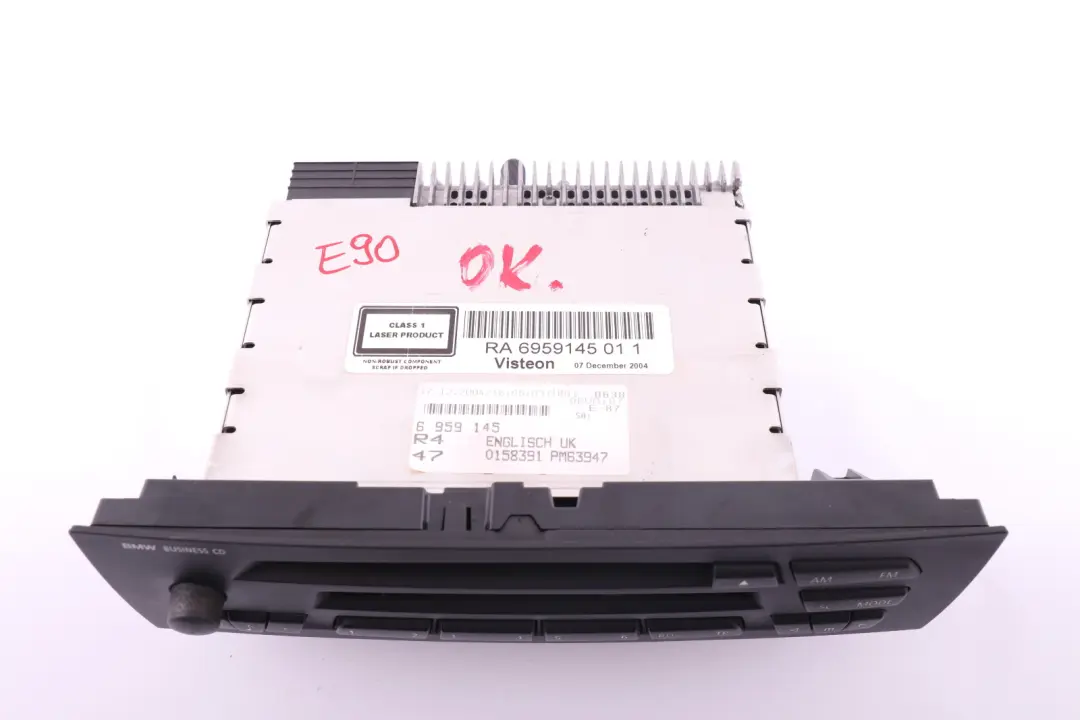 BMW X1 Z4 E81 E82 E84 E87 E88 E89 E90 E91 Radio Business CD - SKU 6959145 - Numéro de pièce 9133335