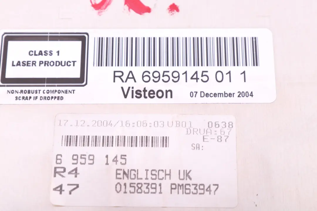 Radio Affari CD Autoradio per BMW X1 Z4 E81 E82 E84 E87 E89 E90 E91 con numero di parte 9133335 BMW X1 Z4 E81 E82 E84 E87 E89 E90 E91 Radio Affari CD Autoradio - SKU 6959145 - Numero di parte 9133335