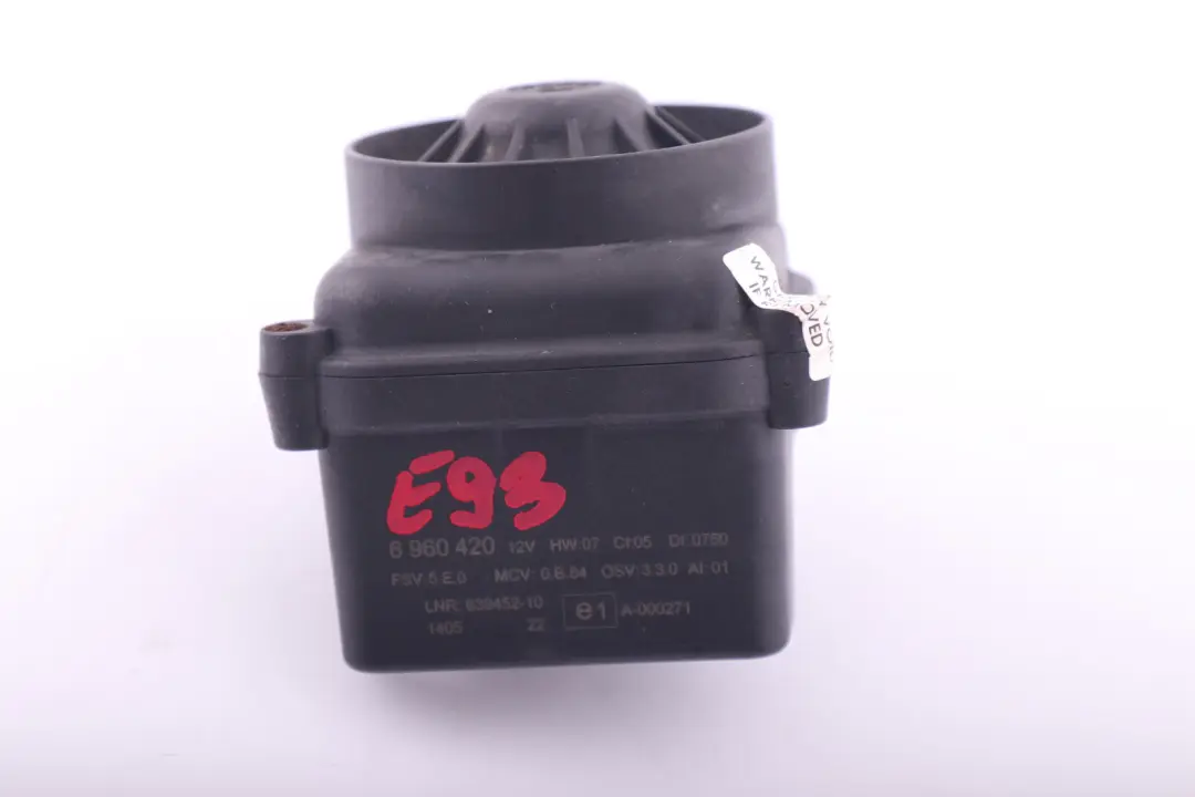 Haut-Parleur De Sirène D'alarme D'alerte pour BMW Z4 E88 E89 E63 E64 E93 LCI à propos du numéro de pièce 9147997 BMW Z4 E88 E89 E63 E64 E93 LCI Haut-Parleur De Sirène D'alarme D'alerte - SKU 6960420 - Numéro de pièce 9147997