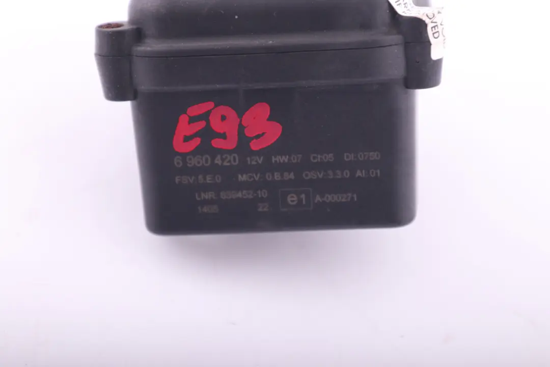 BMW Z4 E88 E89 E63 E64 E93 LCI Notstromsirene mit Neigungsgeber - SKU 6960420 - Teilenummer 9147997
