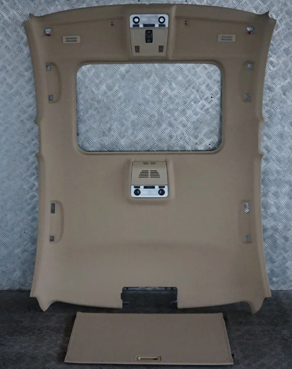 Genuine BMW 3 Series E90 Headlining Moulded Roof Lining Sun Roof Beige 7143267 to with Part number 6960555 Genuine BMW 3 Series E90 Headlining Moulded Roof Lining Sun Roof Beige 7143267 - SKU 6960555 - Part number 6960555